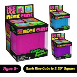 Alternative view of NeeDoh Nice Cube – Solid Squish – Purple